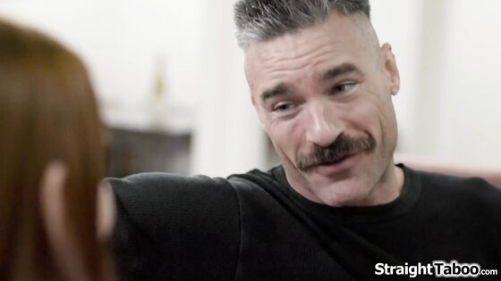 Guy seduces his stepsons redhead teen gf