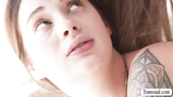 Put that hard shecock deep in my pussy please