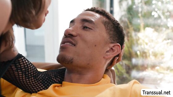 Stepmom let me fuck her pussy and her TS friend