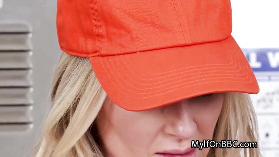 Fit busty milf coach wants BBC between her boobies