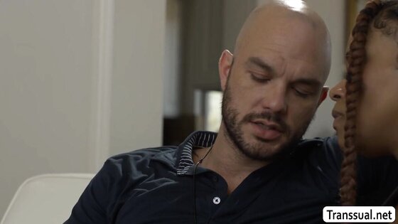 Nailing my hot new TS Ebony neighbor in the ass