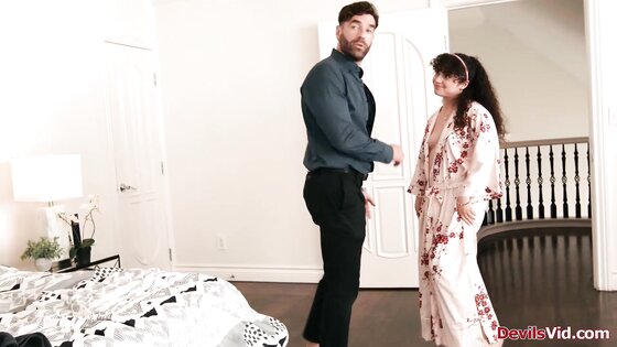 Stepdad gave in to stepdaugthers teasing