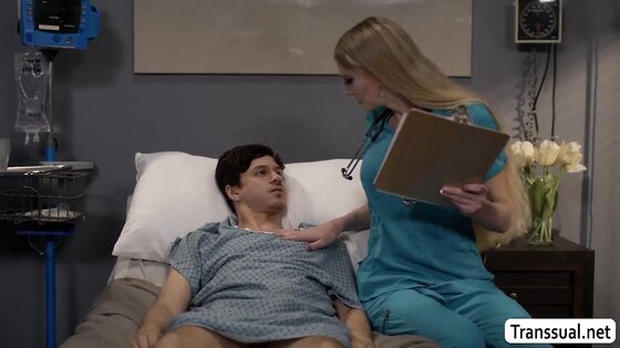 Giving my patient a blowjob medicine to feel better