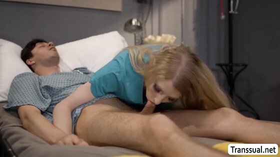 Giving my patient a blowjob medicine to feel better