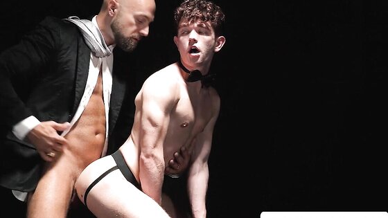 Master Aries lets me out of the cage and fucks me