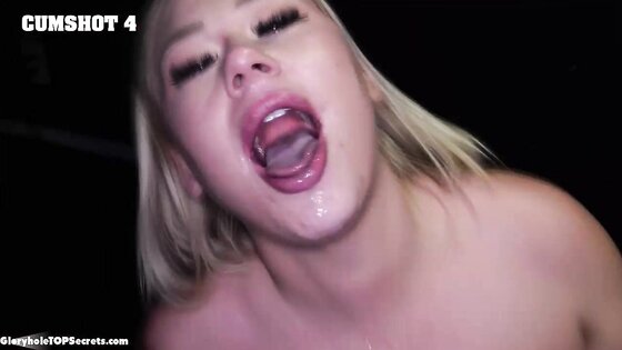 ELEVEN cumshots swallowed?! INSANE!