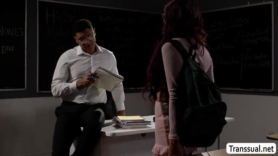 Giving my teacher a titjob to pass my exam 2