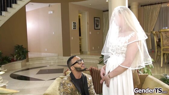 Tgirl bride ass fucked by weddingplanner