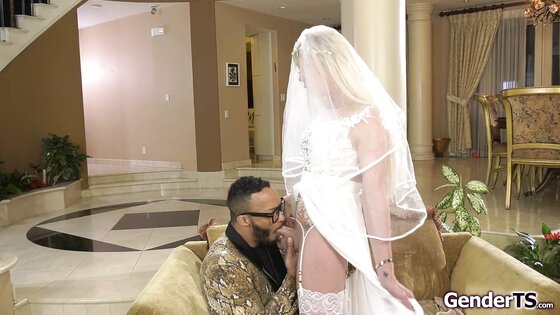 Tgirl bride ass fucked by weddingplanner