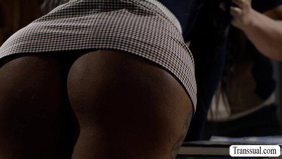 My student wants to pass so I fuck her big tight ass