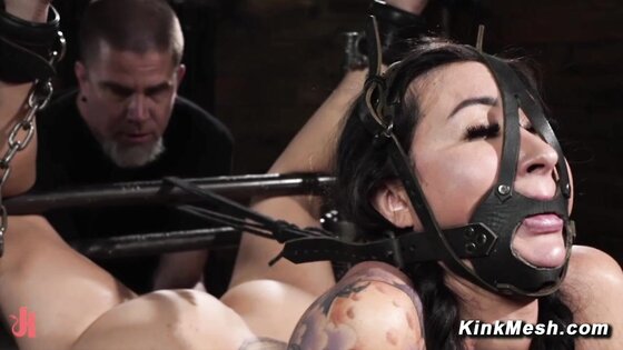 Lily Lane In Leather Bondage Fetish Scene With The Pope Uncut Extreme Adult Video