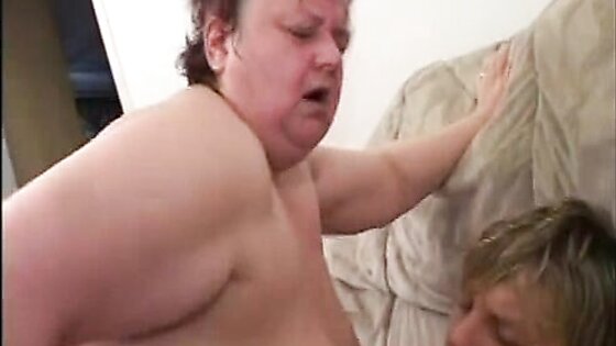 Young Man Fucks Hairy BBW Granny