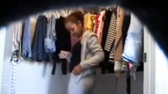 My booty stepsister 21 fits clothes (spying)