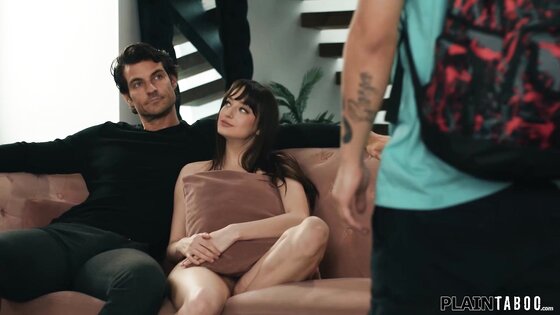 Sit down and watch me fuck your horny gf