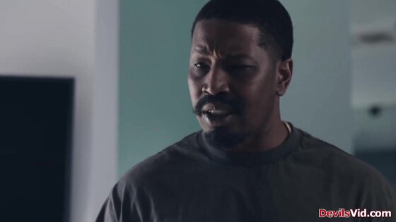 Blonde teen gets fucked by black stepdad
