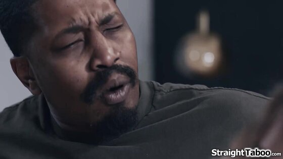 Black stepdaddy gives me an ass spanking