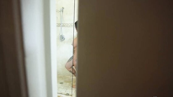 Big tit asian milf fucking a peeping tom