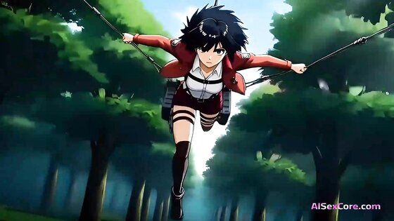 Mikasa Ackerman's secret forest encounter with titan Eren