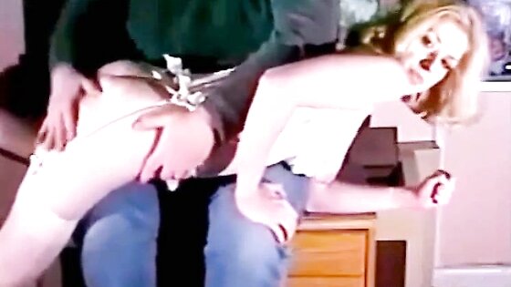 Sub Blonde Punished OTK