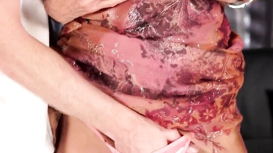 Cute Blonde Granny Fucks Big Cock