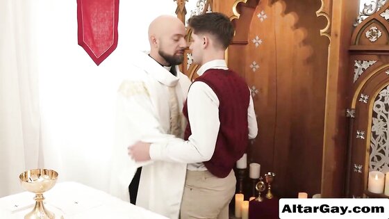 Priest Gives Altar Boy Hardcore Lesson