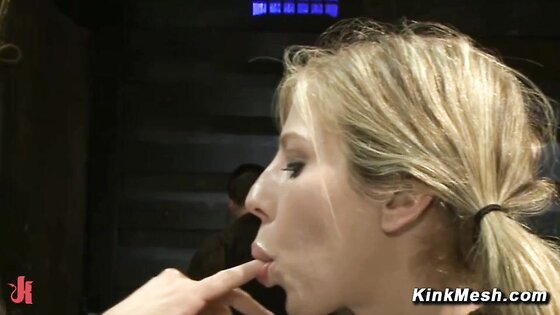 Young Blonde Slave Session