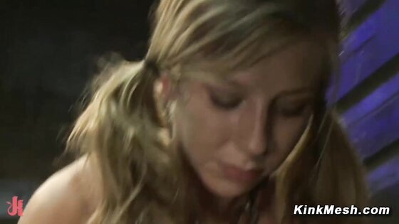 Young Blonde Slave Session