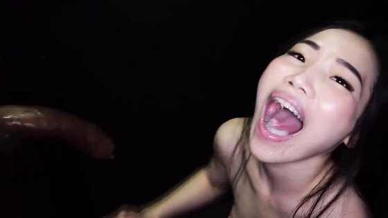You Asian girls sure know how to suck!