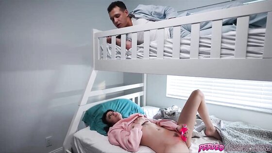 Are you masturbating AGAIN, stepsis?!