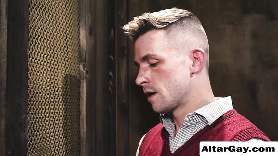 Confession to a priest turns into anal sex