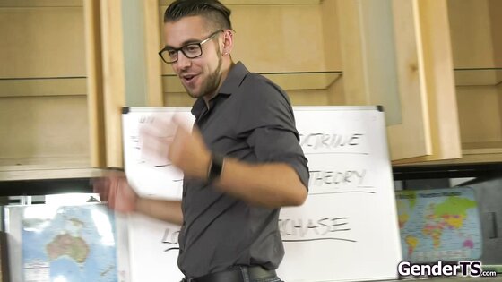 My teachers cock is a hard learning tool