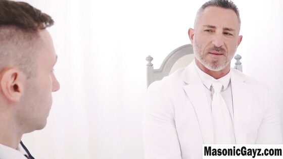 After the interview Master starts toying my ass