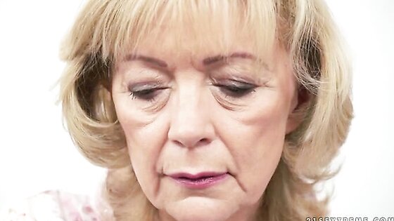 Hot Blonde Granny Needs Young Cock