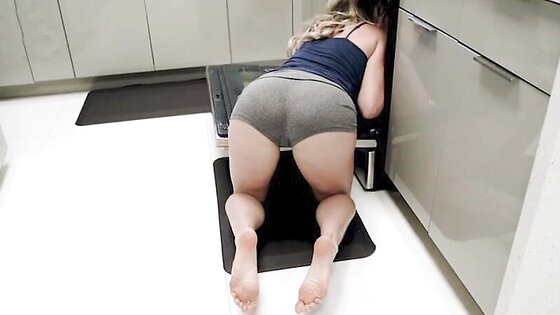 Hairy Blonde Housewife Anal