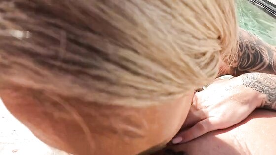 Blonde Whore Blowjob