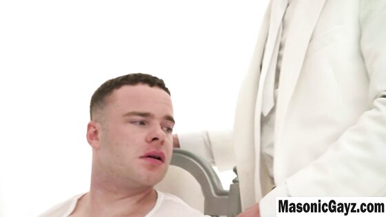 White Suit Daddy Gives Handjob