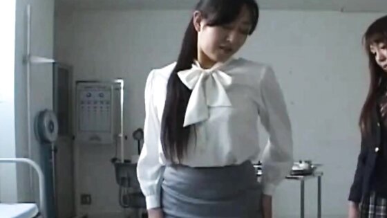 Asian Schoolgirl Paddle Spanks Naughty Teacher