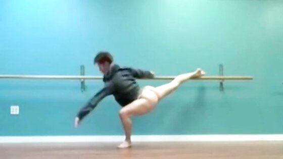 Male ballet practice (without tights!)