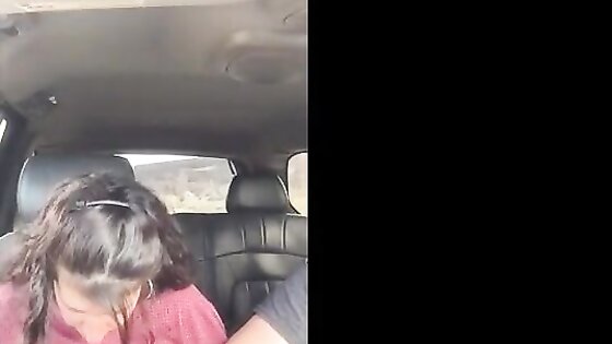 Very cute chick gets fingered to orgasm in back seat