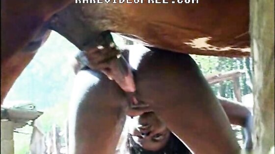 Horse Fucks Ebony Ass