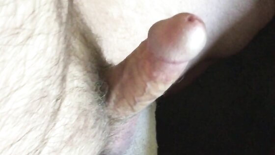 mature exhibitionist - erection close-up  and cum