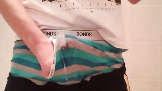 underwear cum