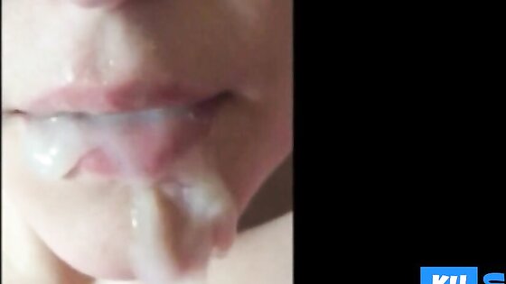 Upclose Cum in Mouth Cumpilation