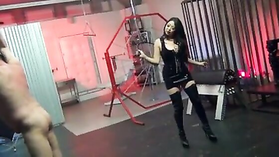 Male Slave Hard Whipping By Asian Mistress