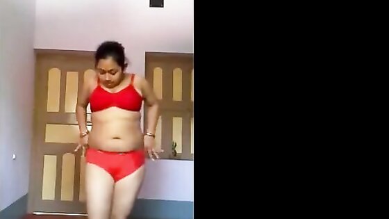 Hot Indian girl in nighty stripping