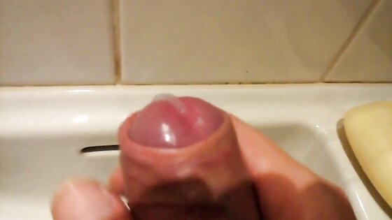 Four uncut foreskin cumshots compilation