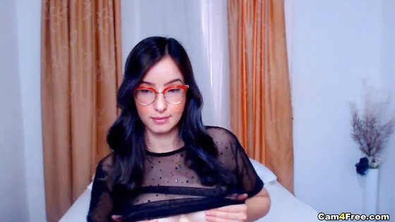 Hot Nerdy Slut Wild Pussy Toying