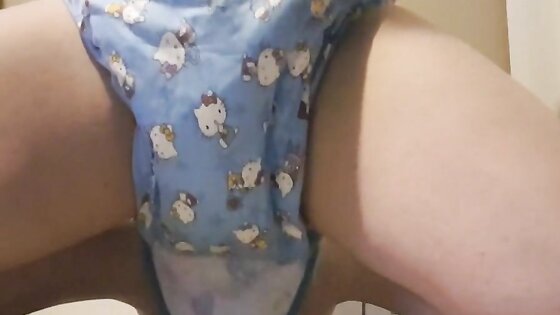 Messing my diaper in a Onsie