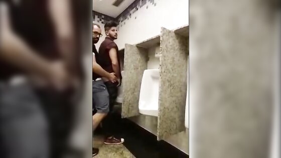 breeding a slut in a Public Bathroom