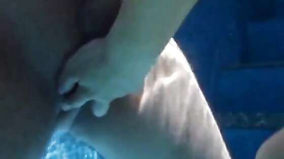 Girl pulling my cock underwater 3